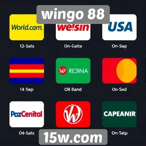 Comparação de métodos de pagamento no Wingo 88