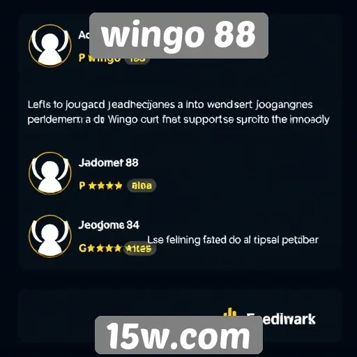 Feedback de jogadores sobre o atendimento do Wingo 88
